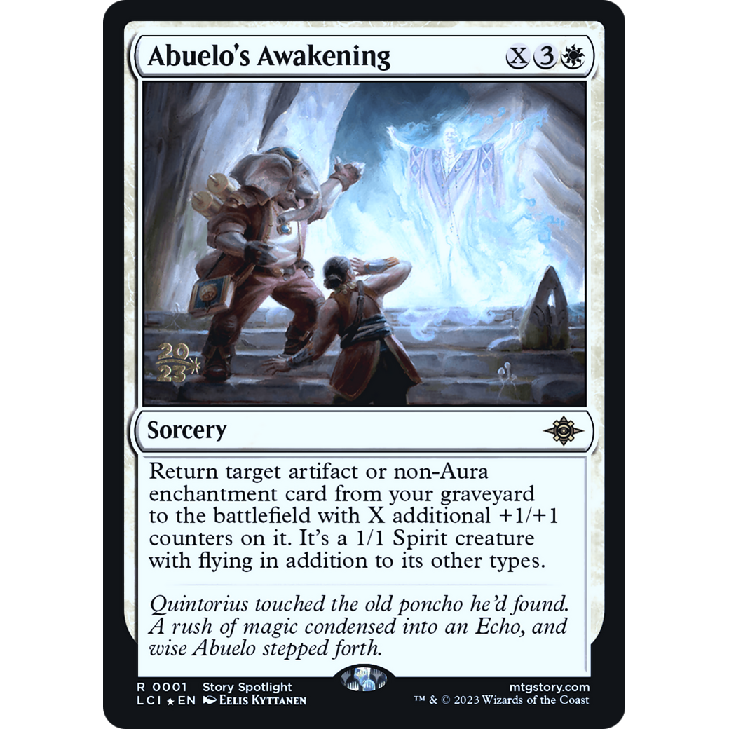 Abuelo's Awakening (PRE-01S) - The Lost Caverns of Ixalan Promos Foil