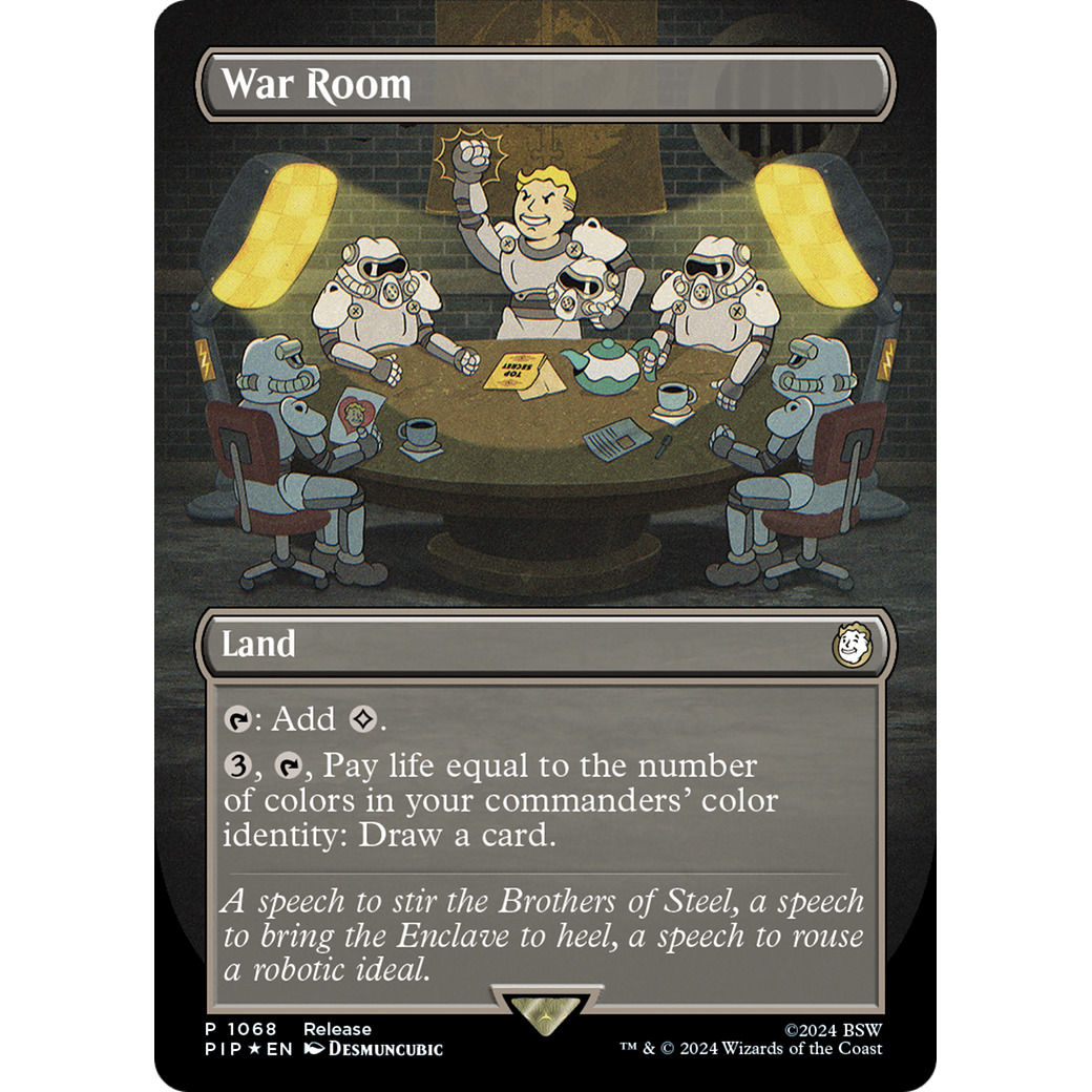 War Room (LARP-1068) - Fallout (Borderless) Foil