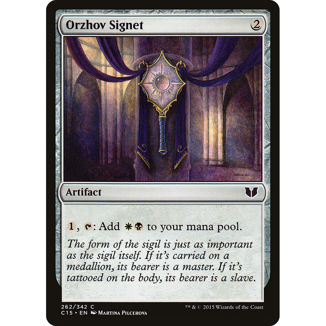 Orzhov Signet (C15-262) - Commander 2015