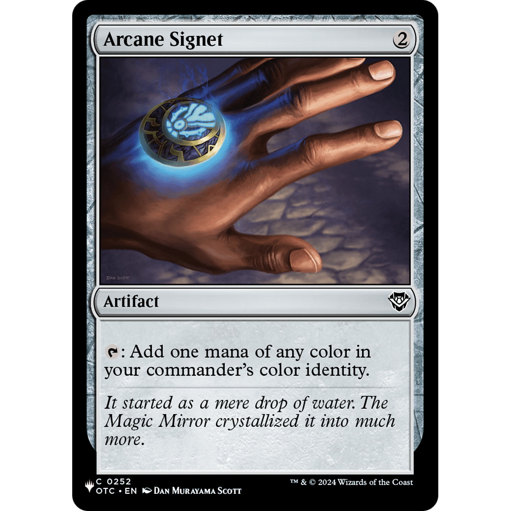 Arcane Signet (OTC) (LIST-252) - The List