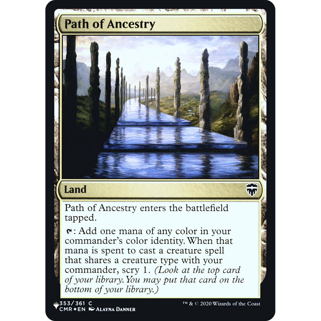 Path of Ancestry (CMR) (LIST-353) - The List Foil