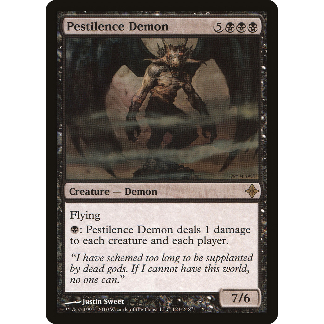 Pestilence Demon (ROE-124) - Rise of the Eldrazi Foil