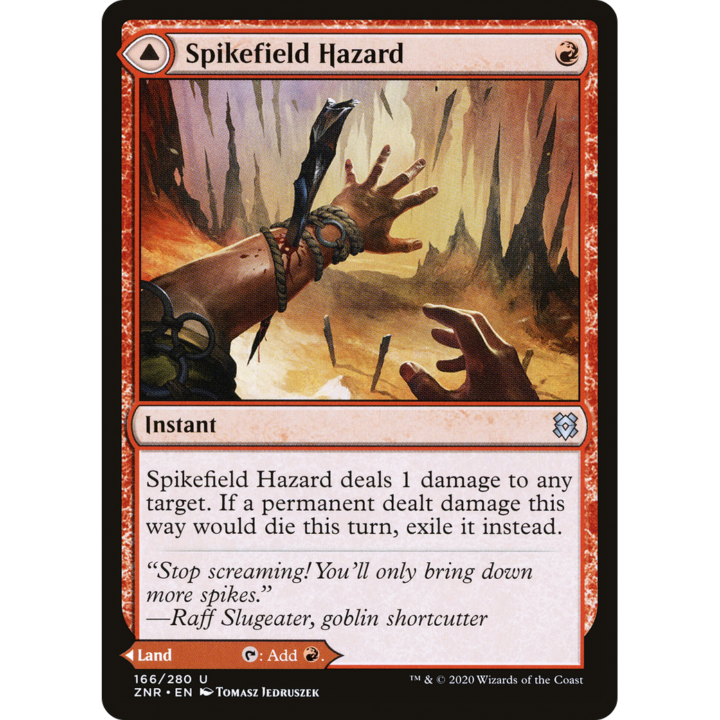 Spikefield Hazard (ZNR-166) - Zendikar Rising Foil