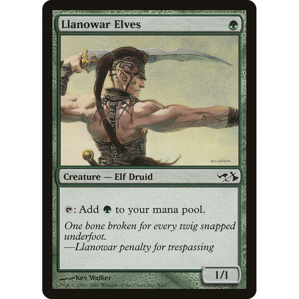 Llanowar Elves (EVG-009) - Duel Decks: Elves vs. Goblins