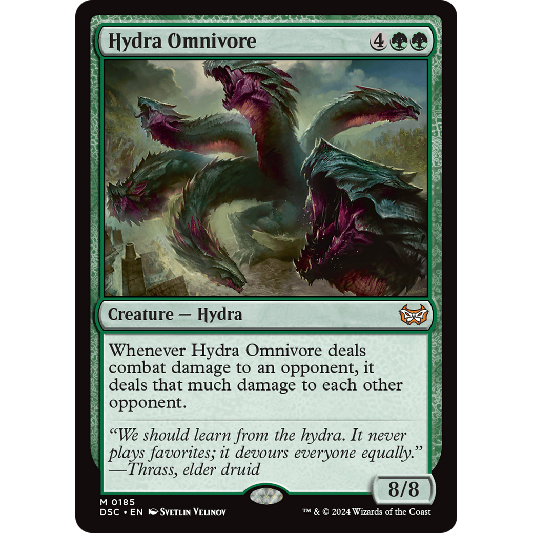 Hydra Omnivore (DSC-185) - Duskmourn: House of Horror Commander