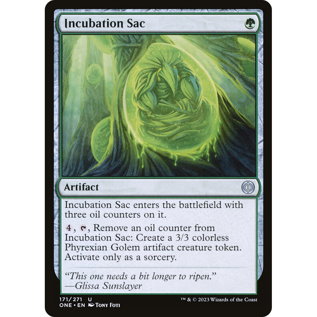 Incubation Sac (ONE-171) - Phyrexia: All Will Be One Foil