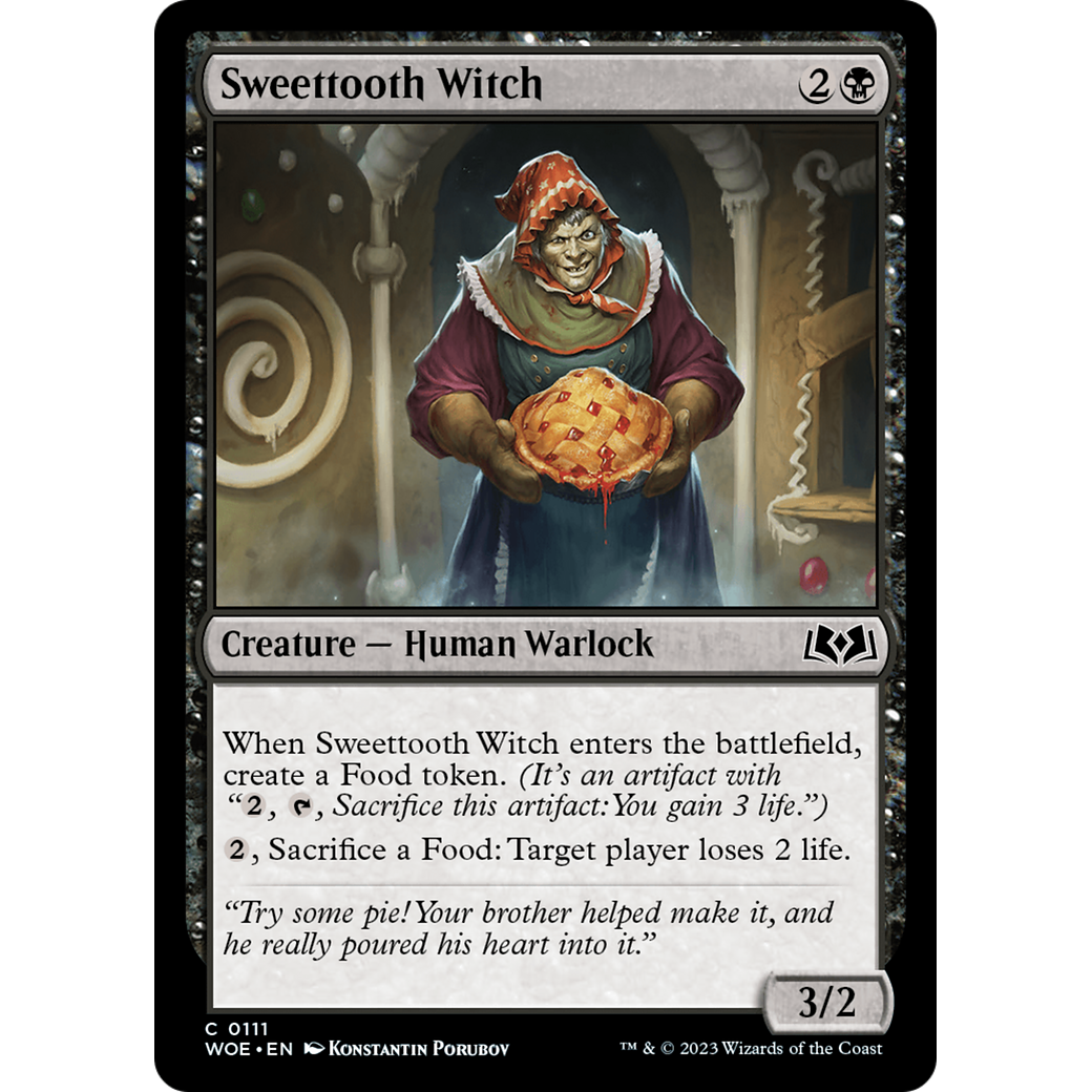 Sweettooth Witch (WOE-111) - Wilds of Eldraine Foil
