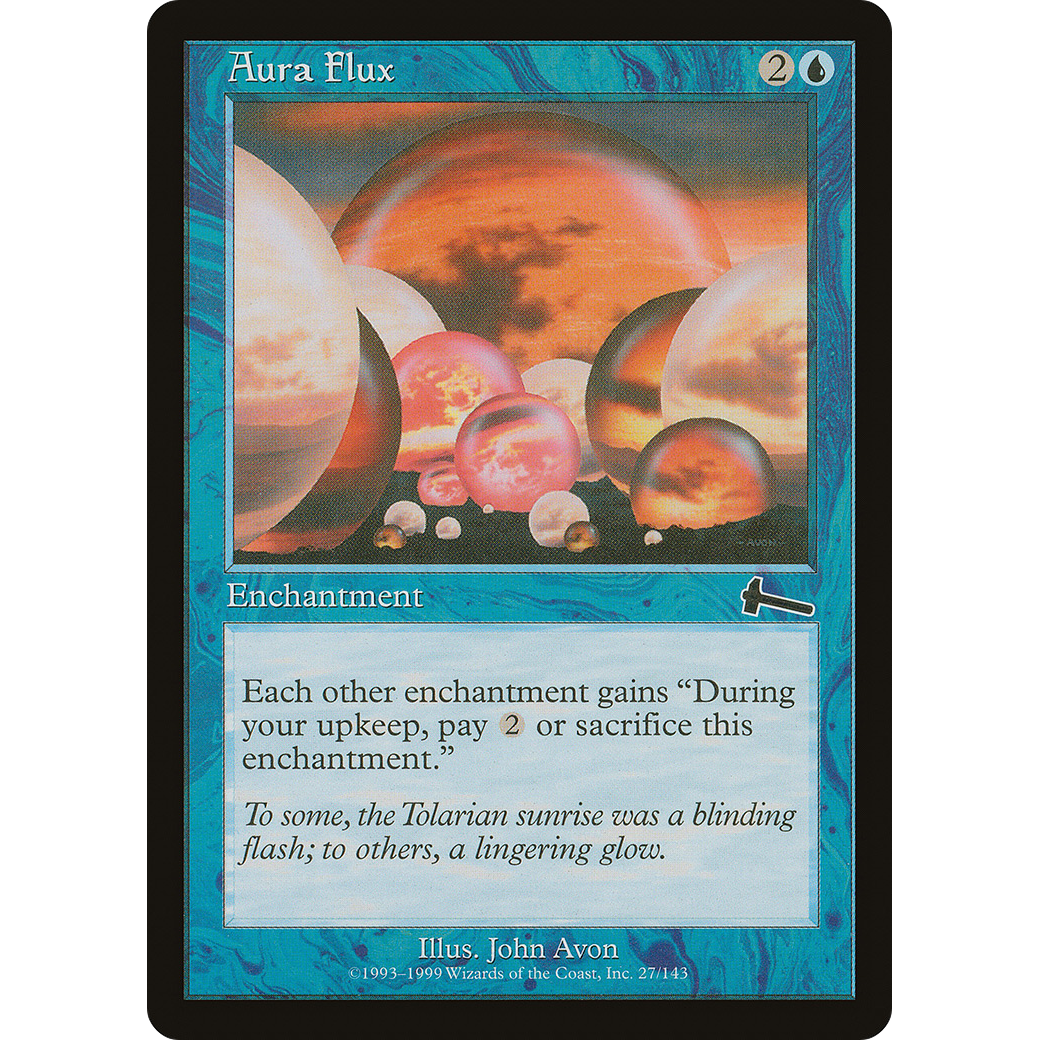 Aura Flux (ULG-027) - Urza's Legacy Foil
