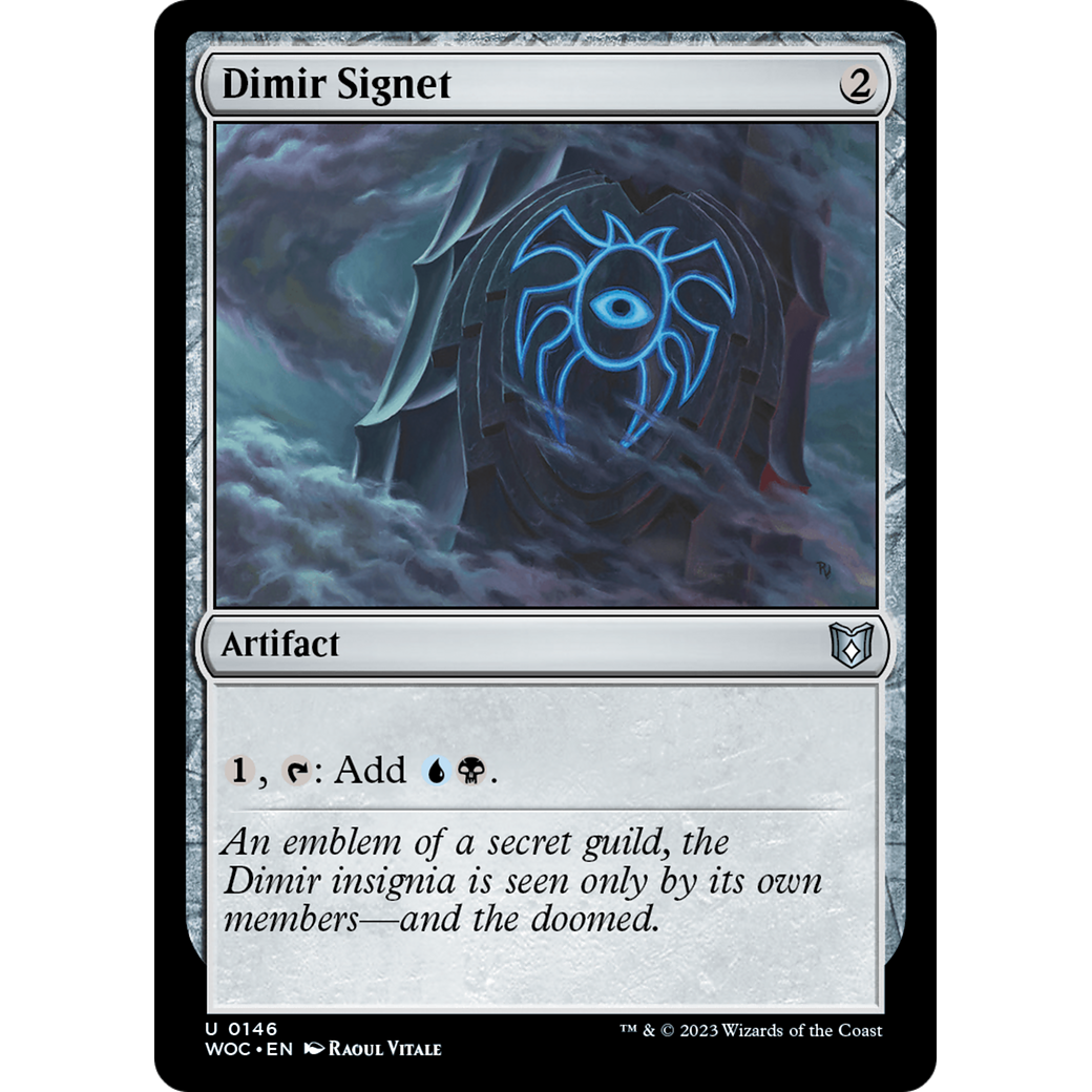 Dimir Signet (WOC-146) - Wilds of Eldraine Commander