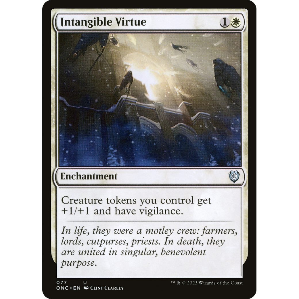 Intangible Virtue (ONC-077) - Phyrexia: All Will Be One Commander