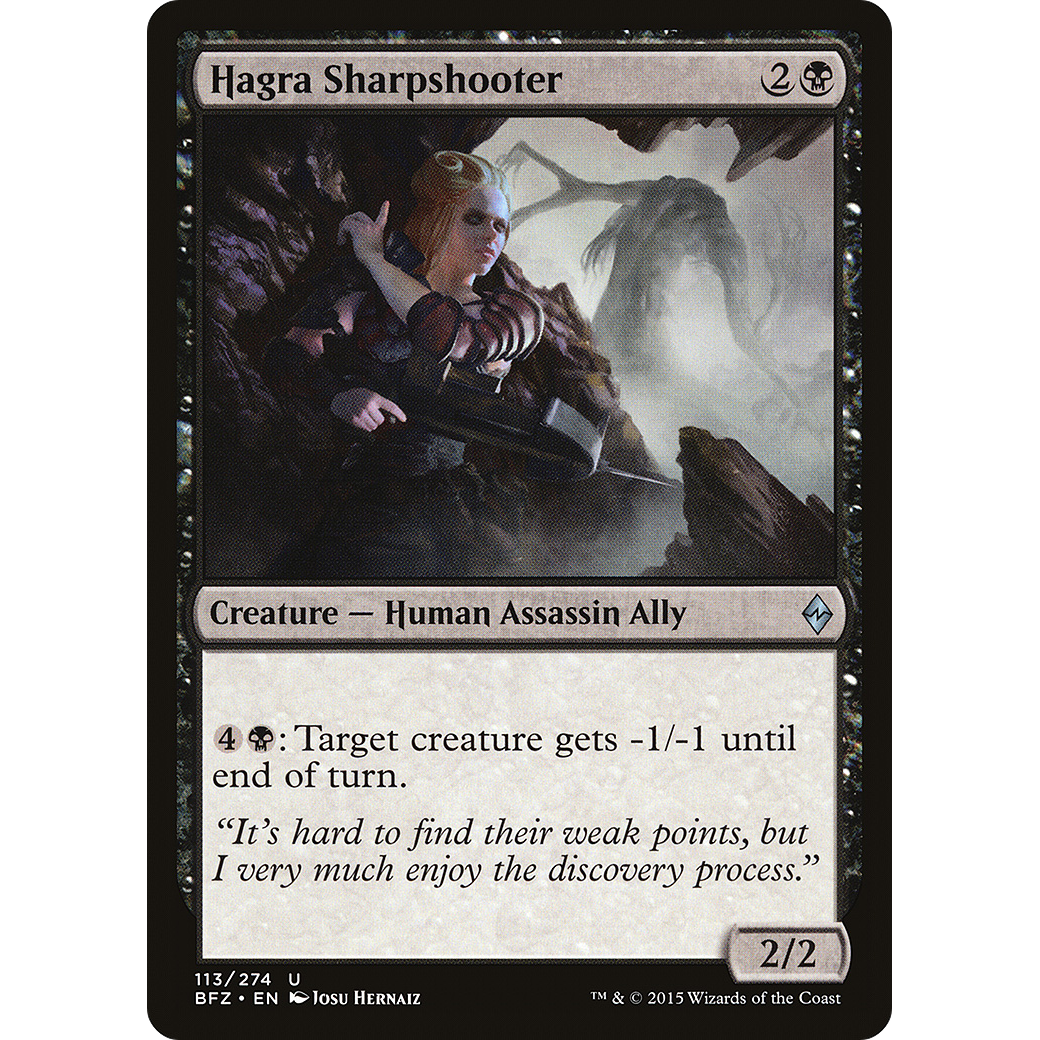 Hagra Sharpshooter (BFZ-113) - Battle for Zendikar Foil