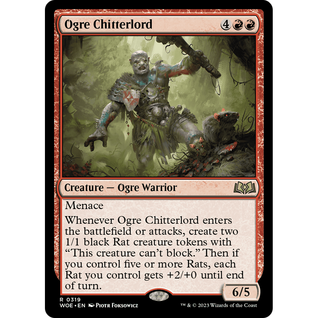Ogre Chitterlord (WOE-319) - Wilds of Eldraine