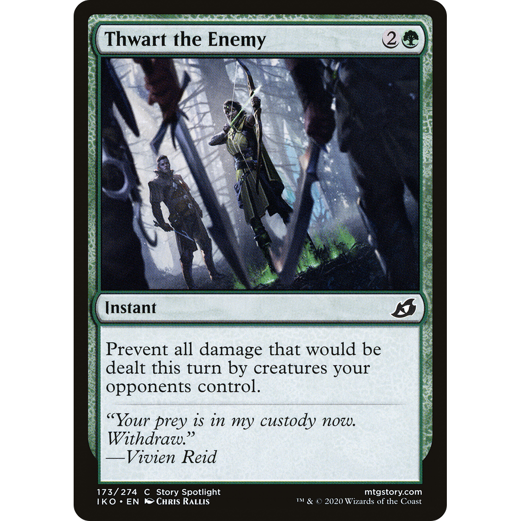 Thwart the Enemy (IKO-173) - Ikoria: Lair of Behemoths Foil
