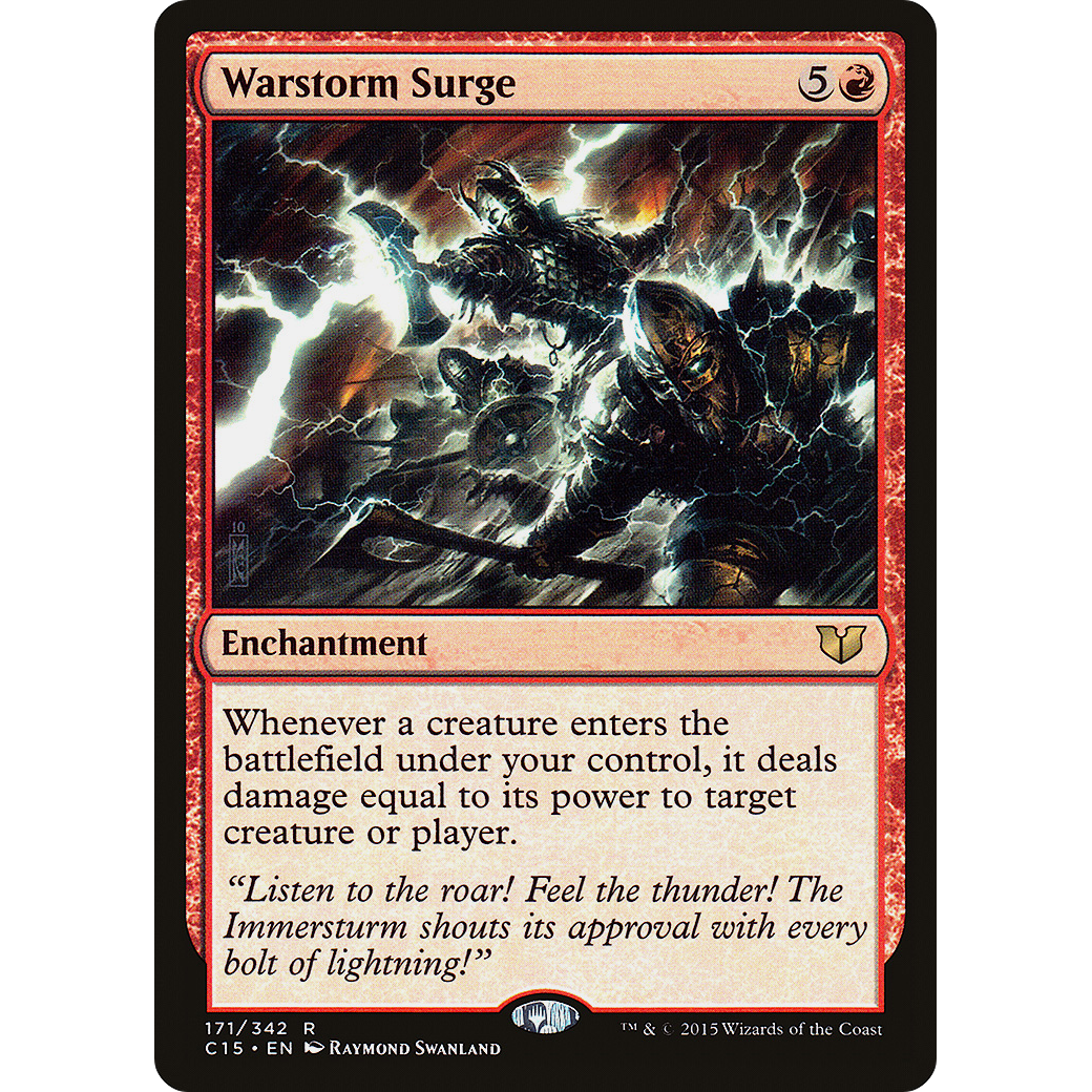 Warstorm Surge (C15-171) - Commander 2015