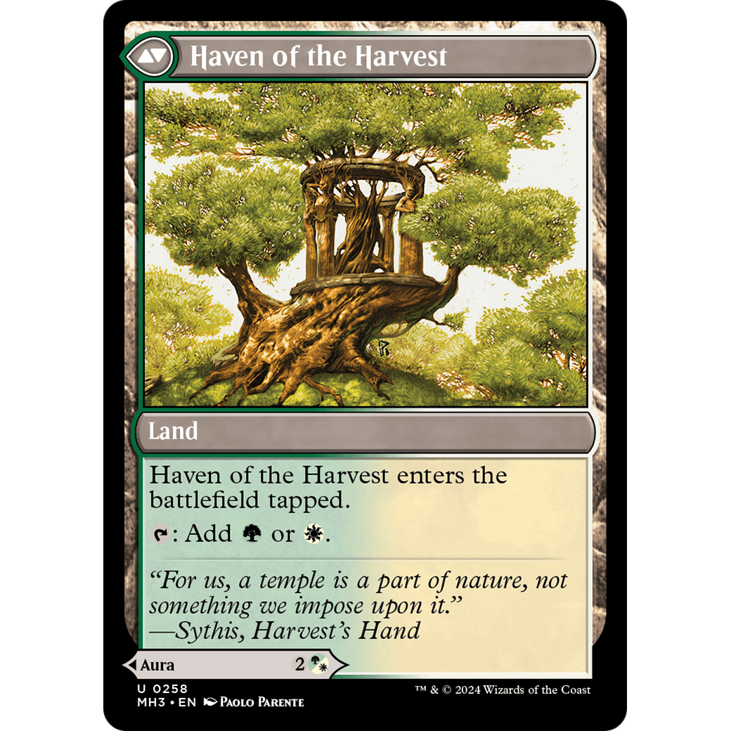 Strength of the Harvest // Haven of the Harvest (MH3-258) - Modern Horizons 3 Foil