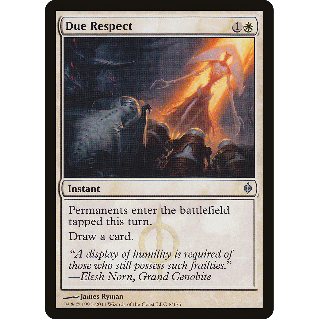 Due Respect (NPH-008) - New Phyrexia