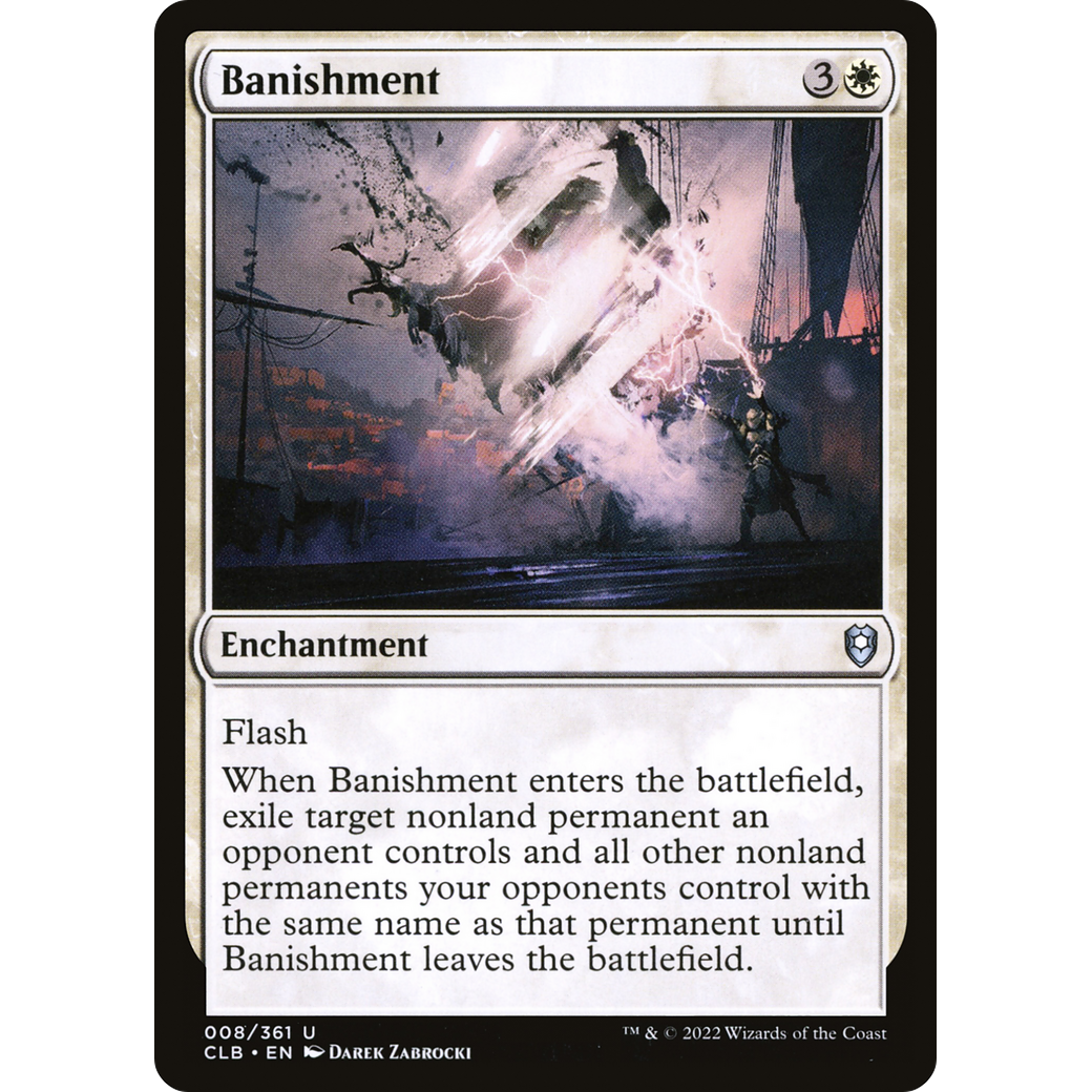 Banishment (CLB-008) - Commander Legends: Battle for Baldur's Gate Foil