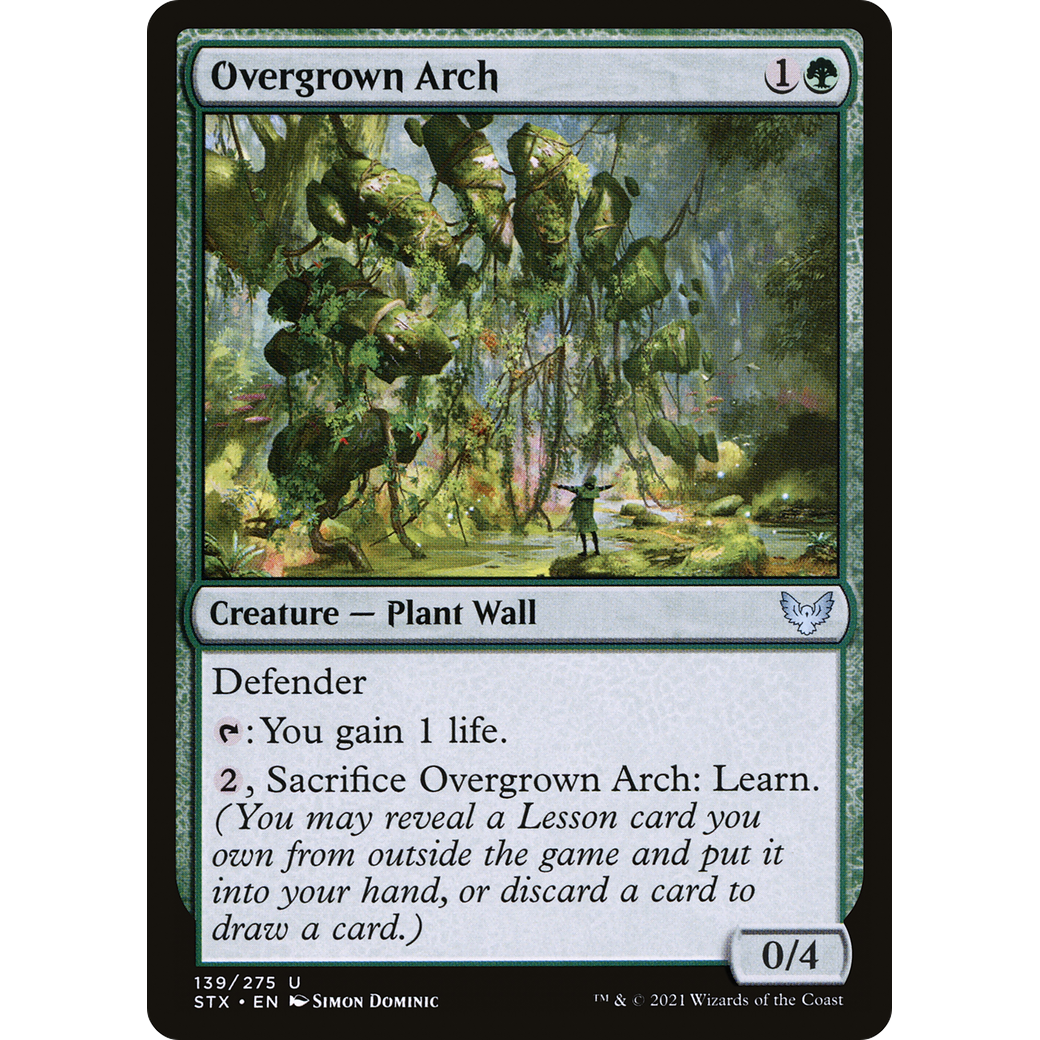Overgrown Arch (STX-139) - Strixhaven: School of Mages