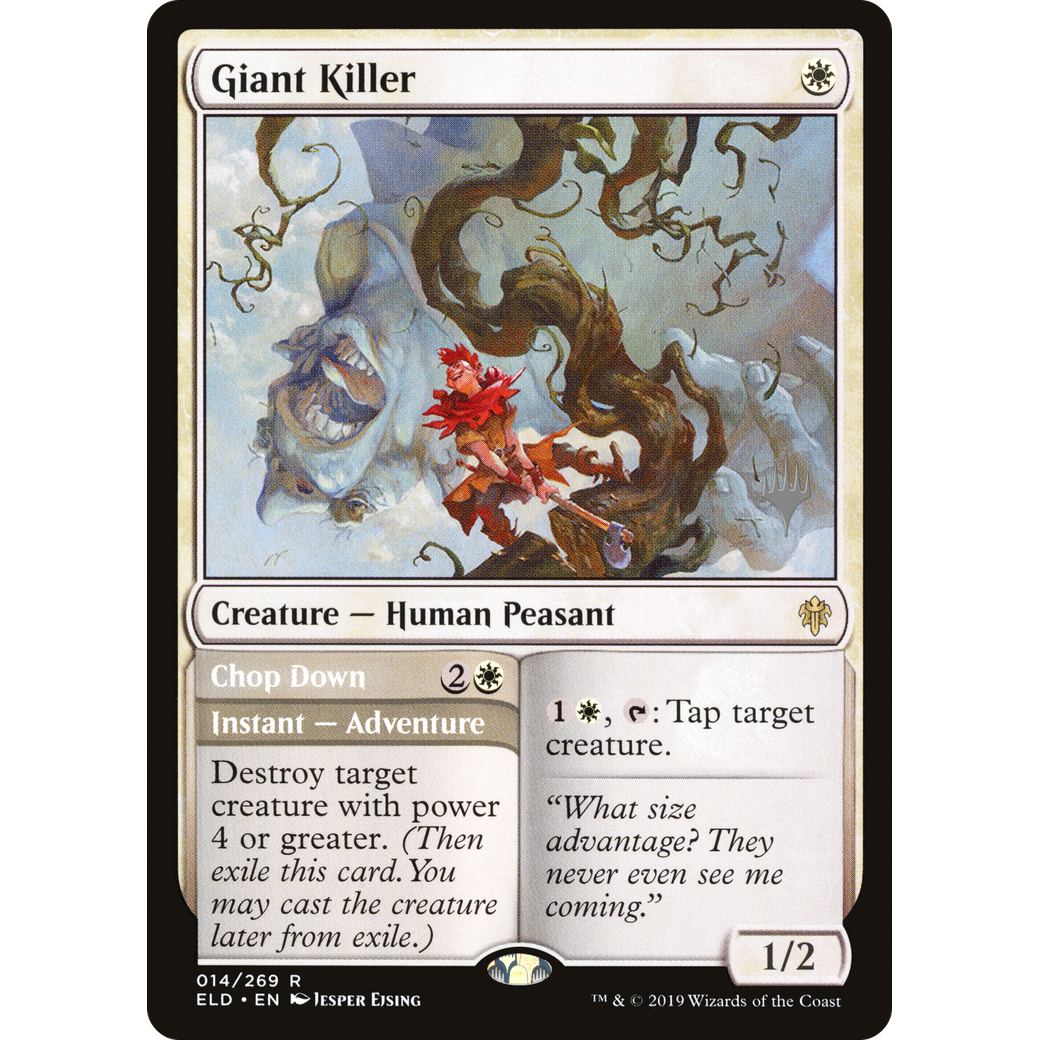 Giant Killer (PPELD-014) - Throne of Eldraine Promos Foil