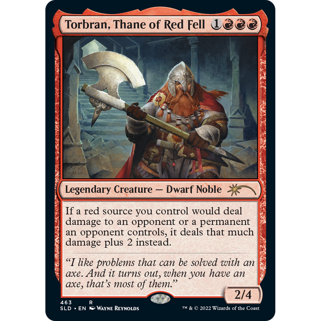 Torbran, Thane of Red Fell (463) (SLD-463) - Secret Lair Drop