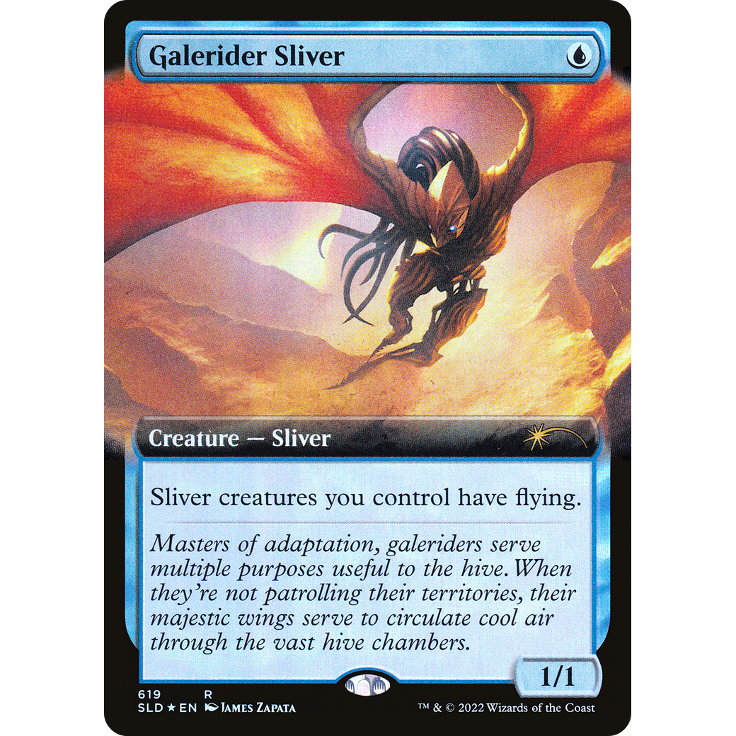 Galerider Sliver (Extended Art) (SLD-619) - Secret Lair Drop: (Extended Art) Foil