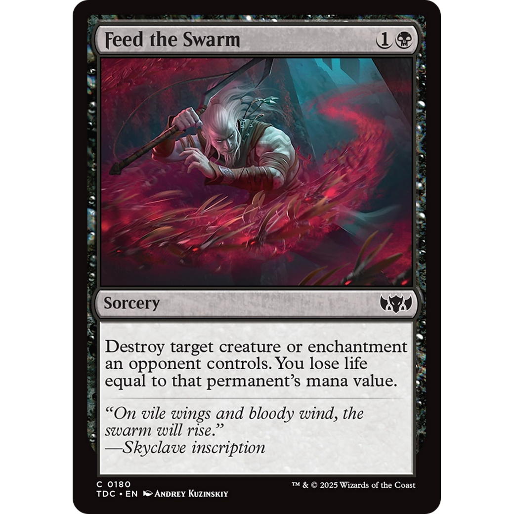 Feed the Swarm (TDC-180) - Commander: Tarkir: Dragonstorm
