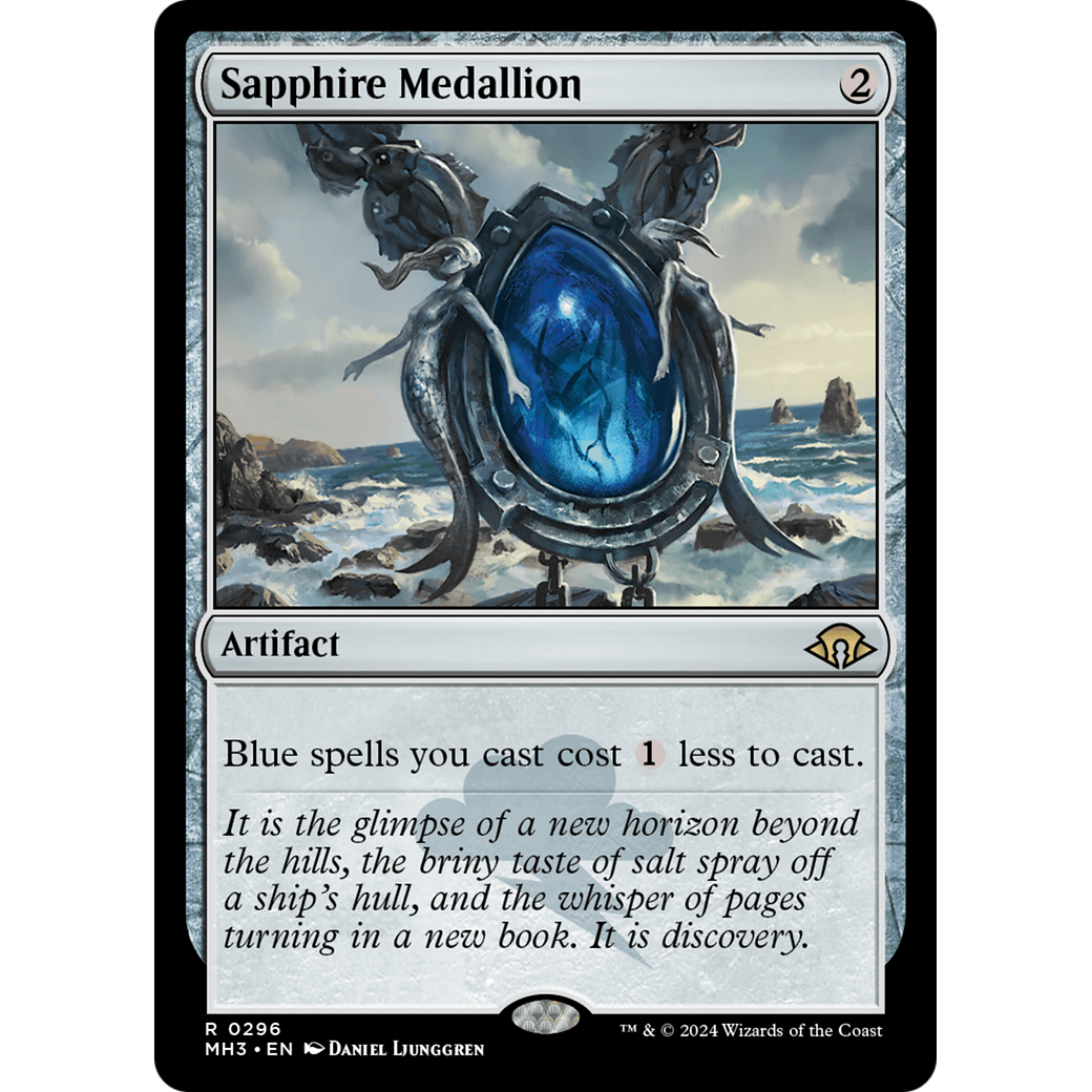 Sapphire Medallion (MH3-296) - Modern Horizons 3 Foil