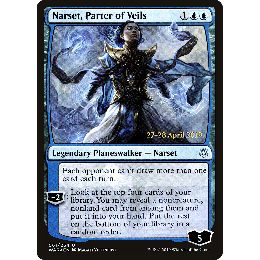 Narset, Parter of Veils (PRE-061) - War of the Spark Promos Foil