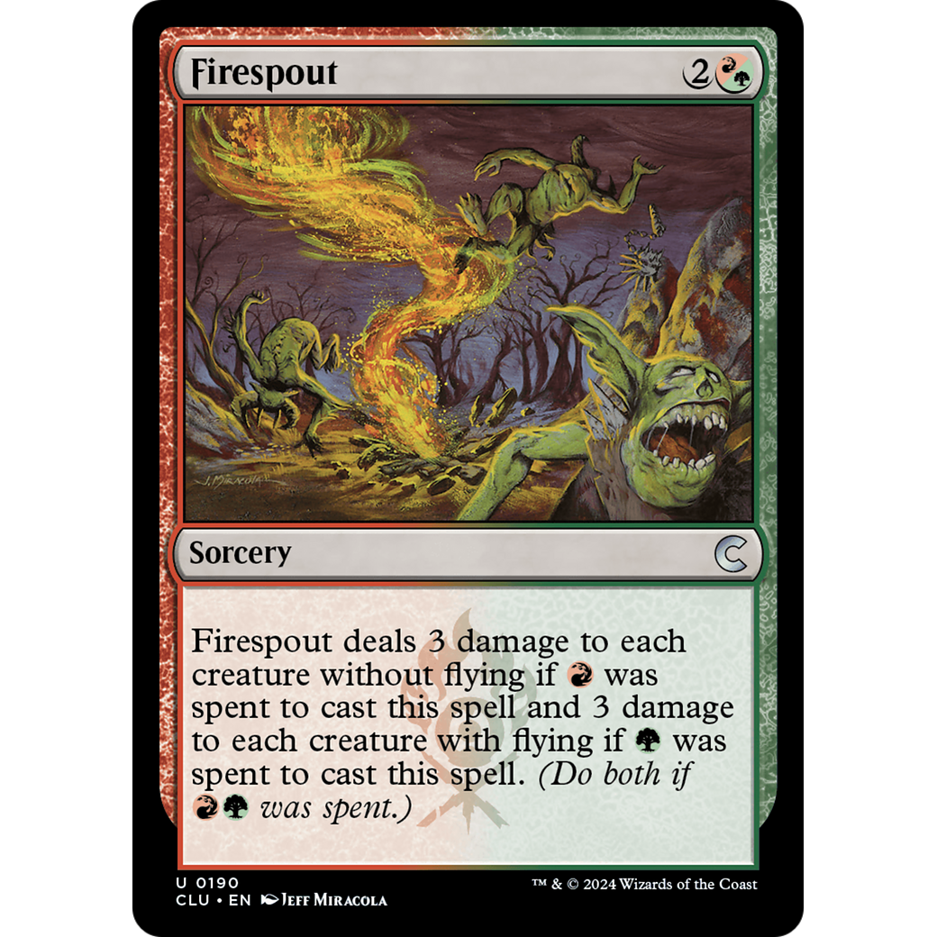 Firespout (CLU-190) - Ravnica: Clue Edition