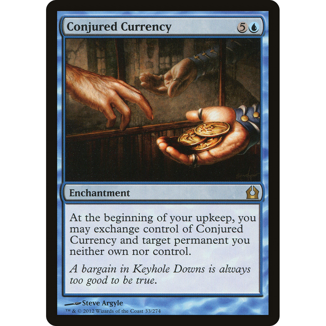 Conjured Currency (RTR-033) - Return to Ravnica Foil