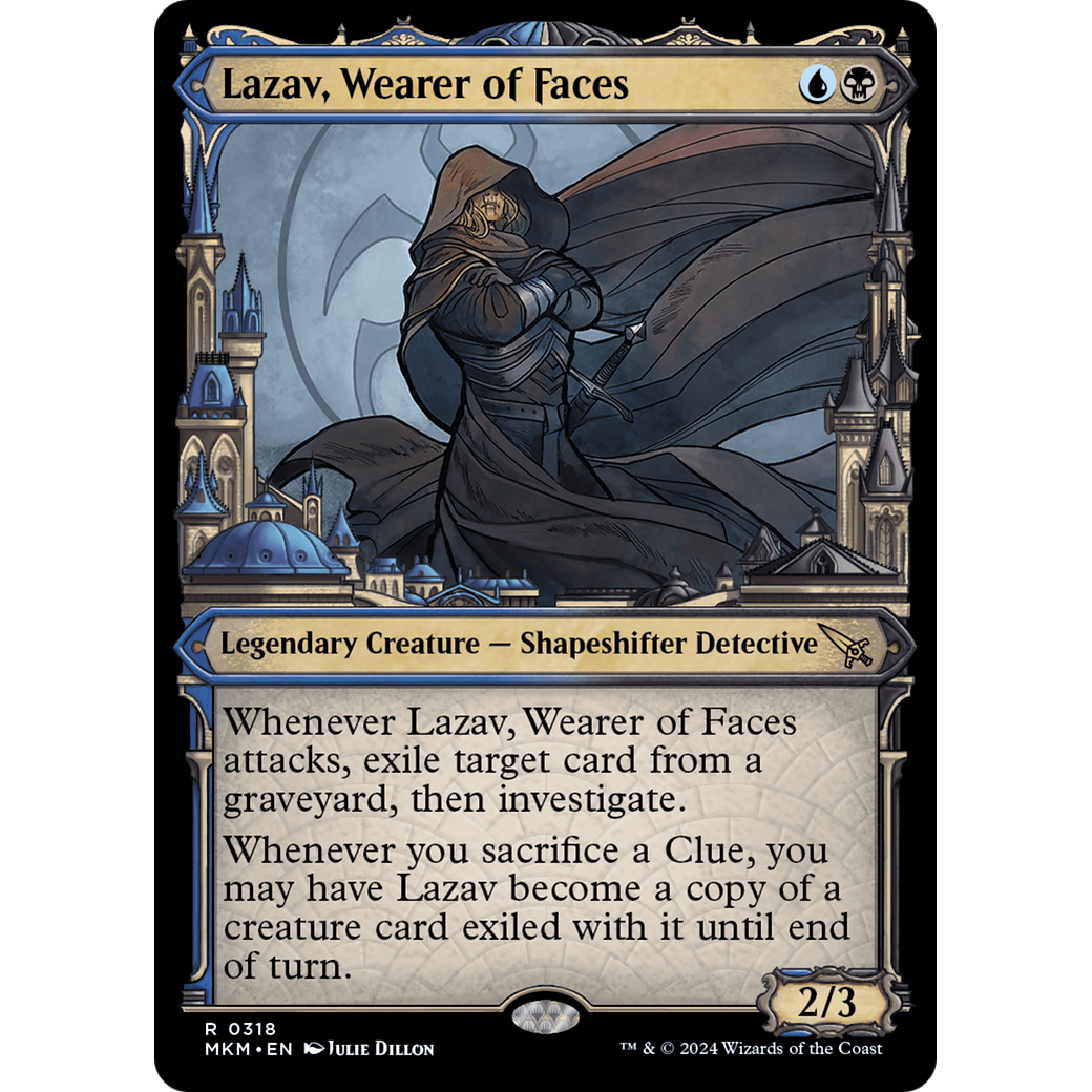 Lazav, Wearer of Faces (MKM-318) - Murders at Karlov Manor: (Showcase)