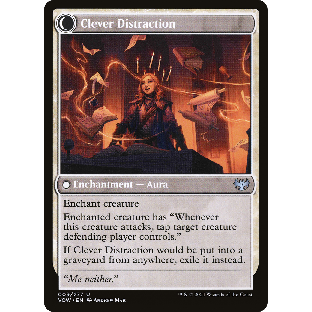 Distracting Geist (VOW-009) - Innistrad: Crimson Vow: (Double Faced Transform)