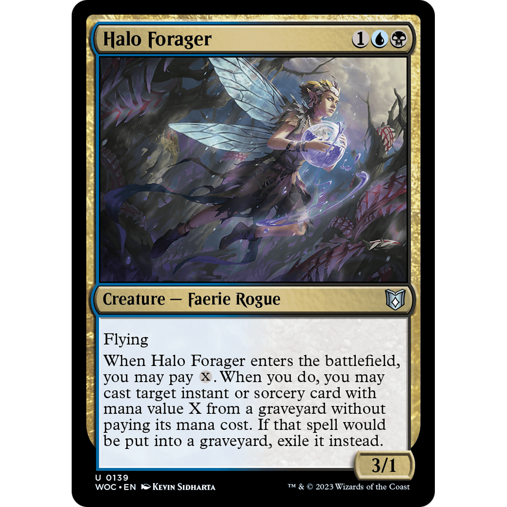 Halo Forager (WOC-139) - Wilds of Eldraine Commander