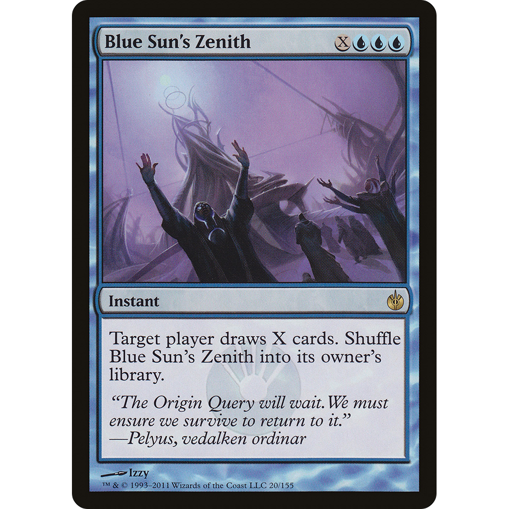 Blue Sun's Zenith (MBS-020) - Mirrodin Besieged
