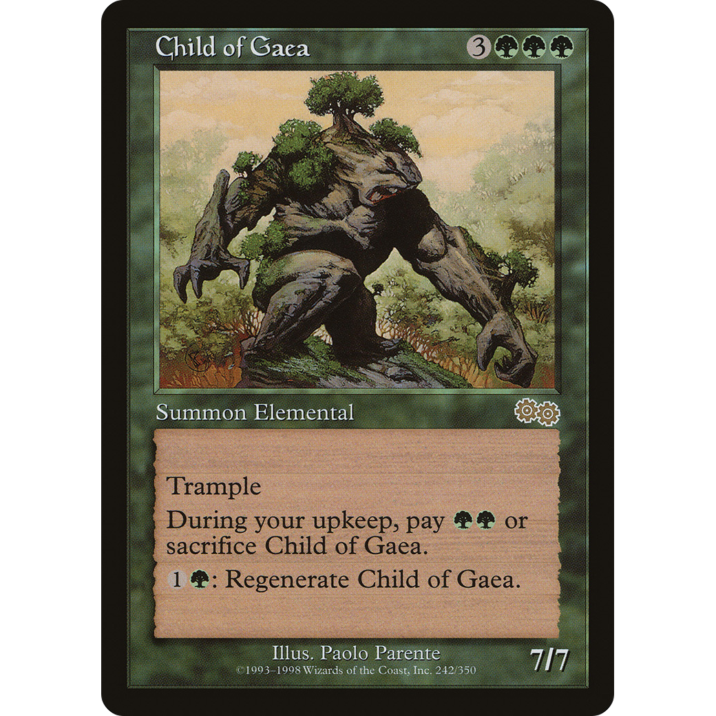 Child of Gaea (USG-242) - Urza's Saga