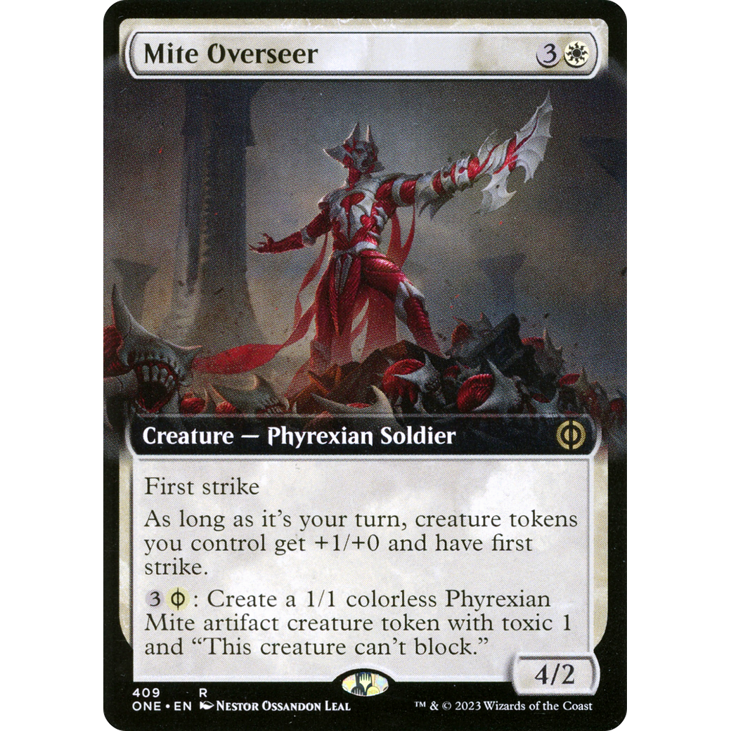 Mite Overseer (ONE-409) - Phyrexia: All Will Be One: (Extended Art)