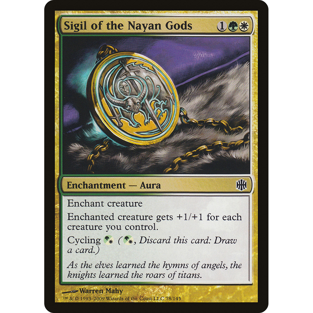 Sigil of the Nayan Gods (ARB-078) - Alara Reborn