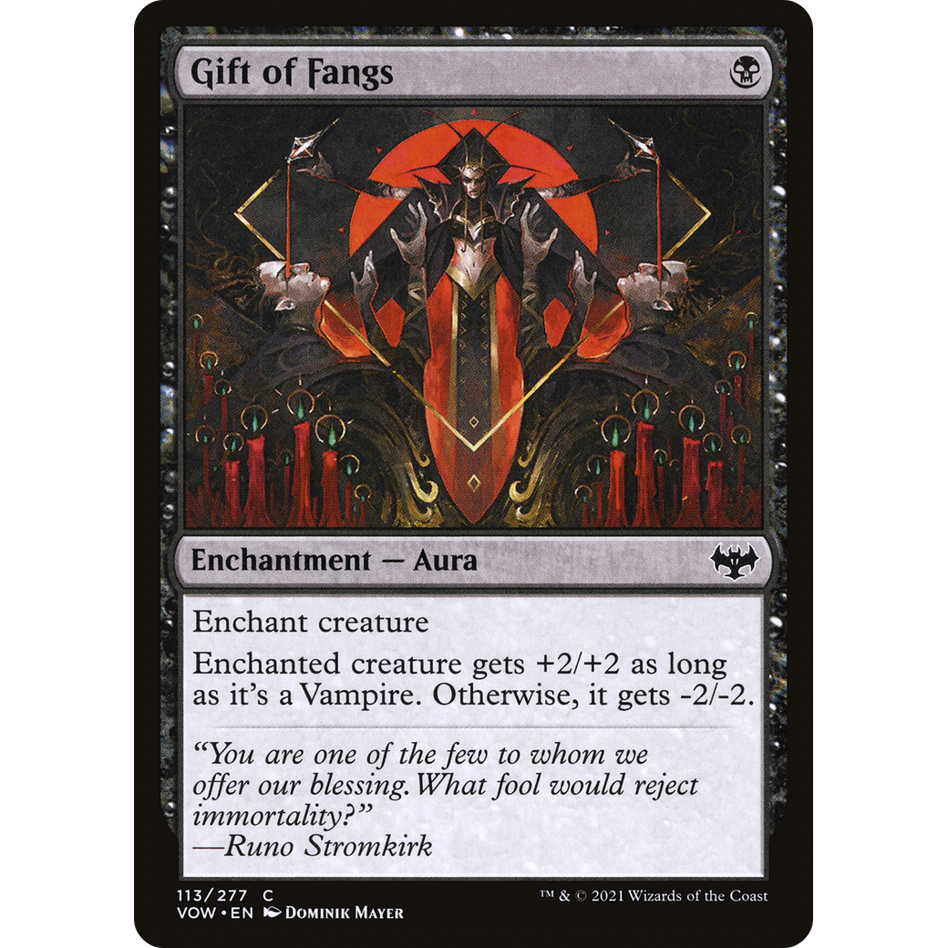 Gift of Fangs (VOW-113) - Innistrad: Crimson Vow