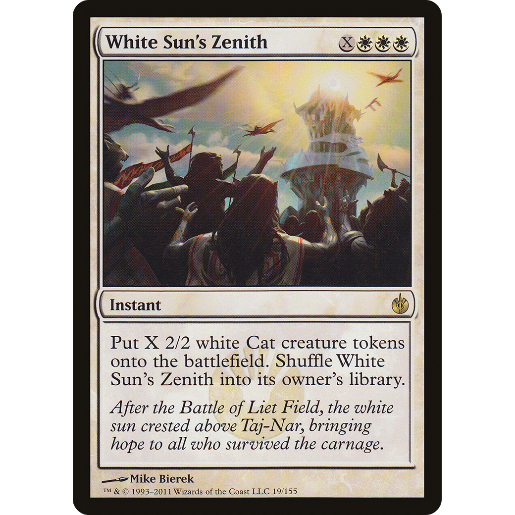 White Sun's Zenith (MBS-019) - Mirrodin Besieged