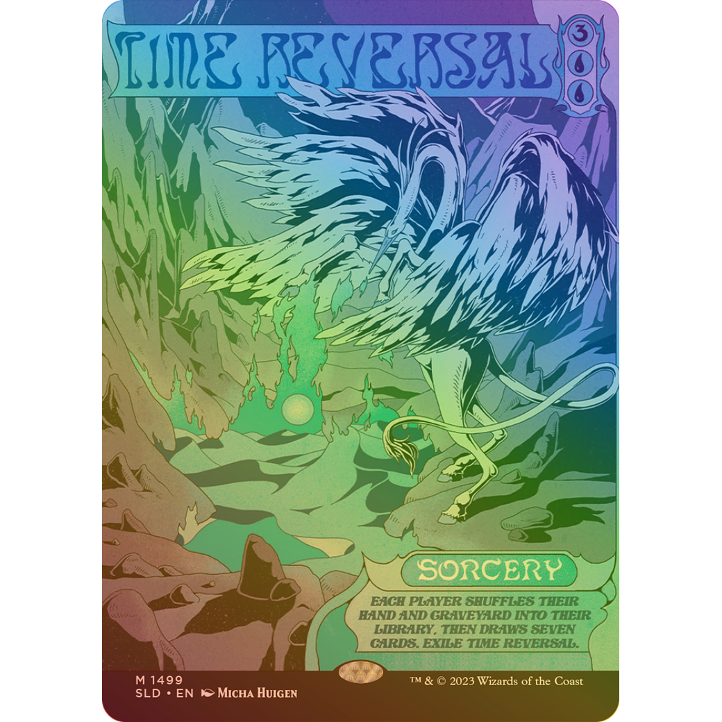 Time Reversal (Rainbow Foil) (SLD-1499) - Secret Lair Drop (Borderless) Foil