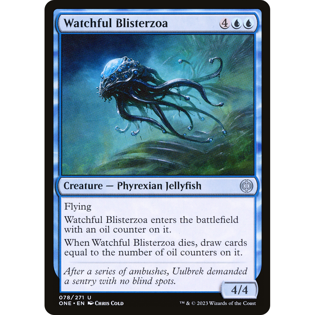 Watchful Blisterzoa (ONE-078) - Phyrexia: All Will Be One