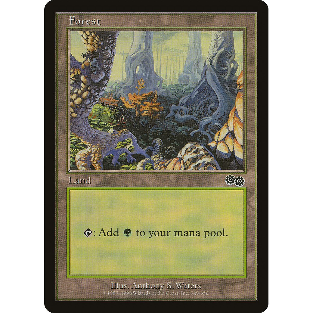 Forest (349) (USG-349) - Urza's Saga
