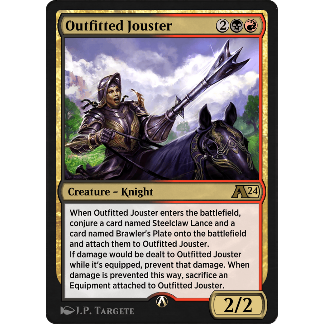 Outfitted Jouster (YWOE-022) - Alchemy: Wilds of Eldraine