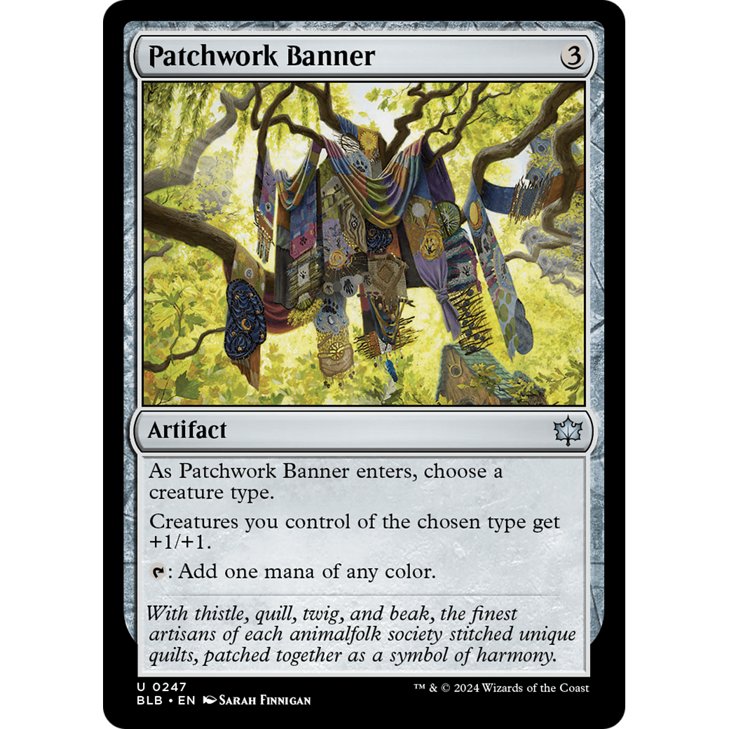 Patchwork Banner (BLB-247) - Bloomburrow Foil