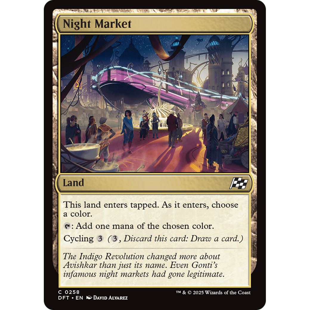 Night Market (DFT-258) - Aetherdrift Foil