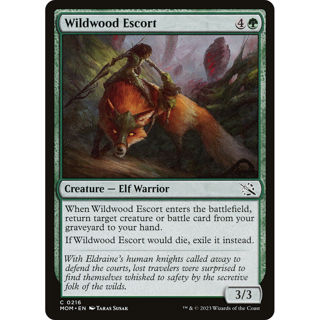 Wildwood Escort (MOM-216) - March of the Machine Foil
