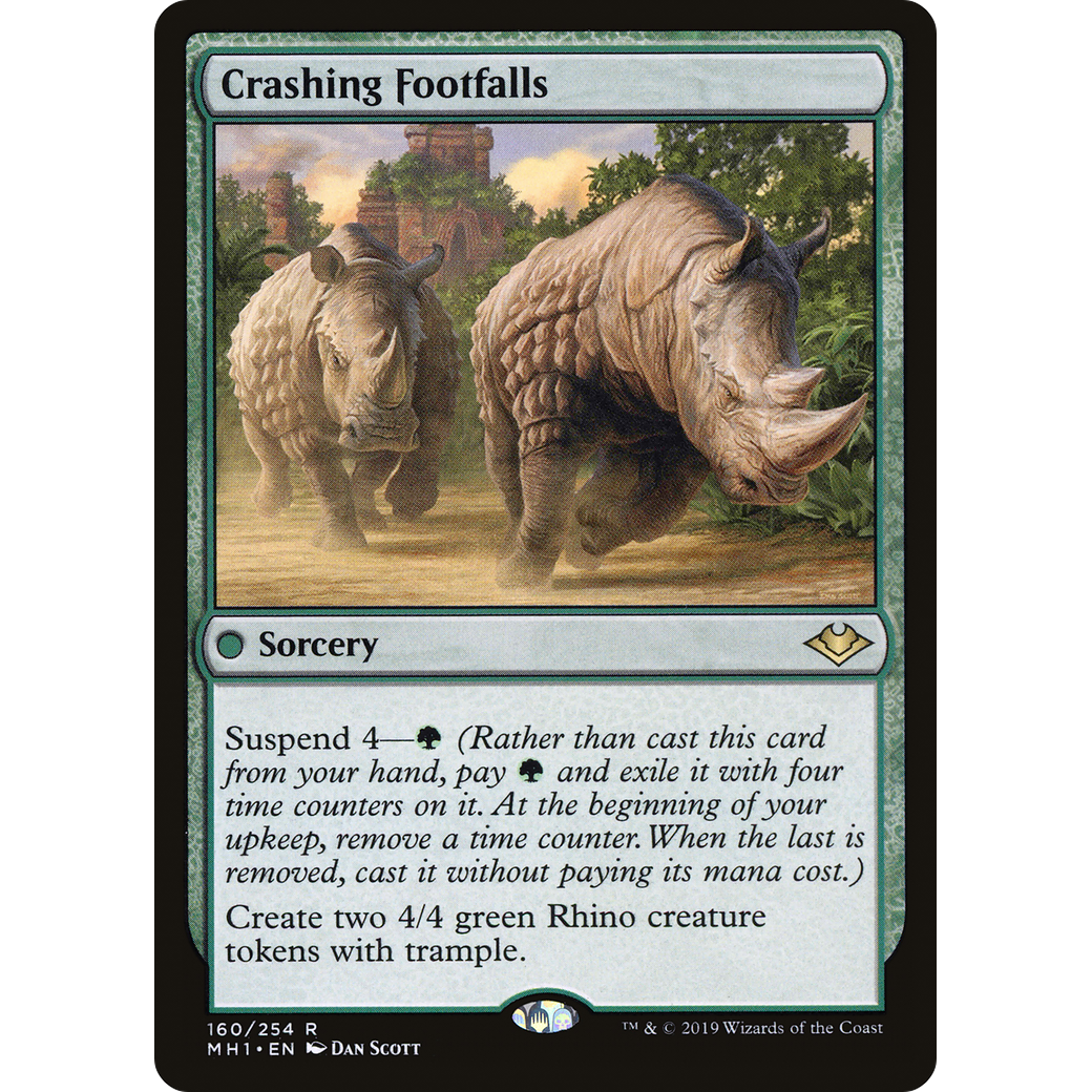 Crashing Footfalls (MH1-160) - Modern Horizons Foil
