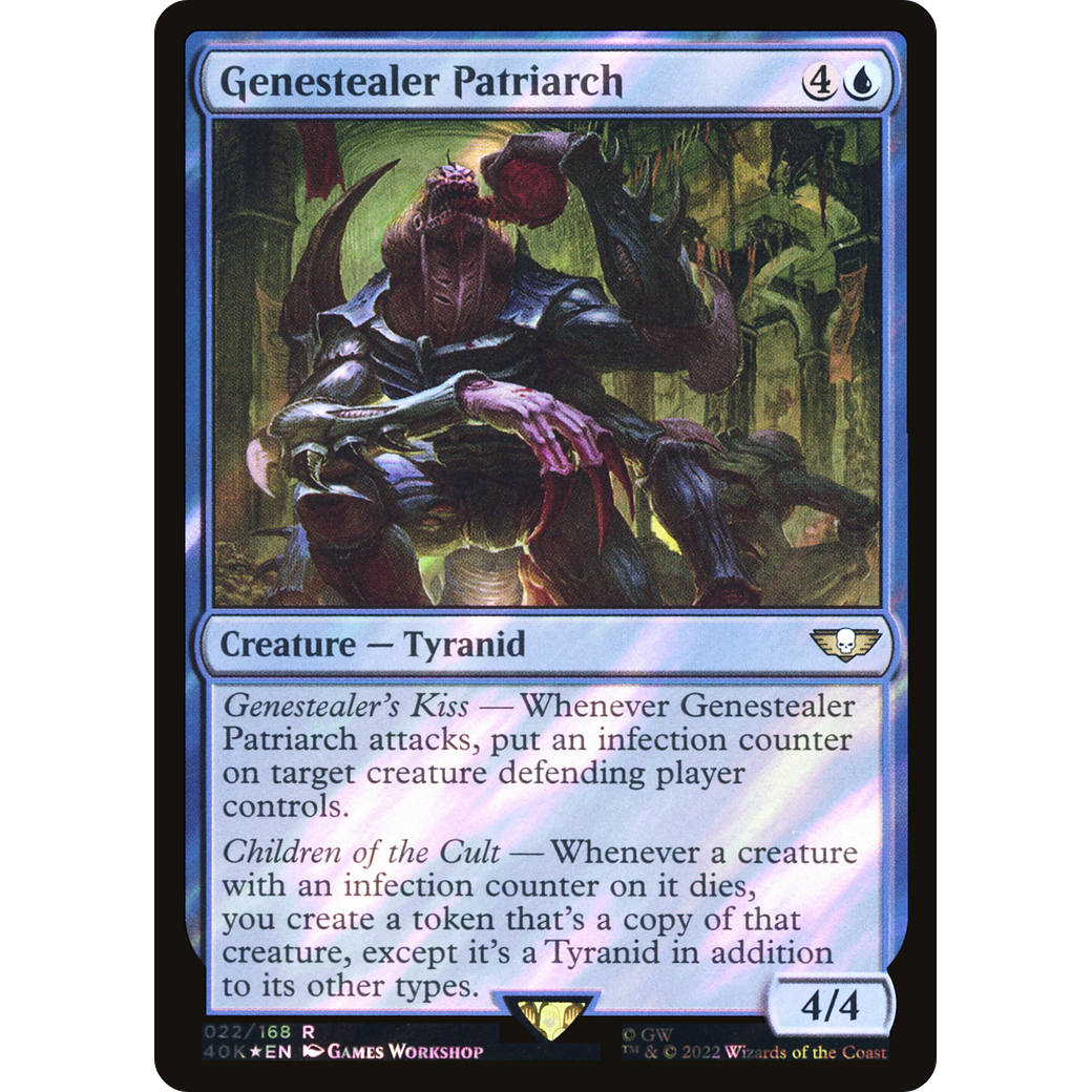 Genestealer Patriarch (40K-022) - Warhammer 40,000 Commander Foil