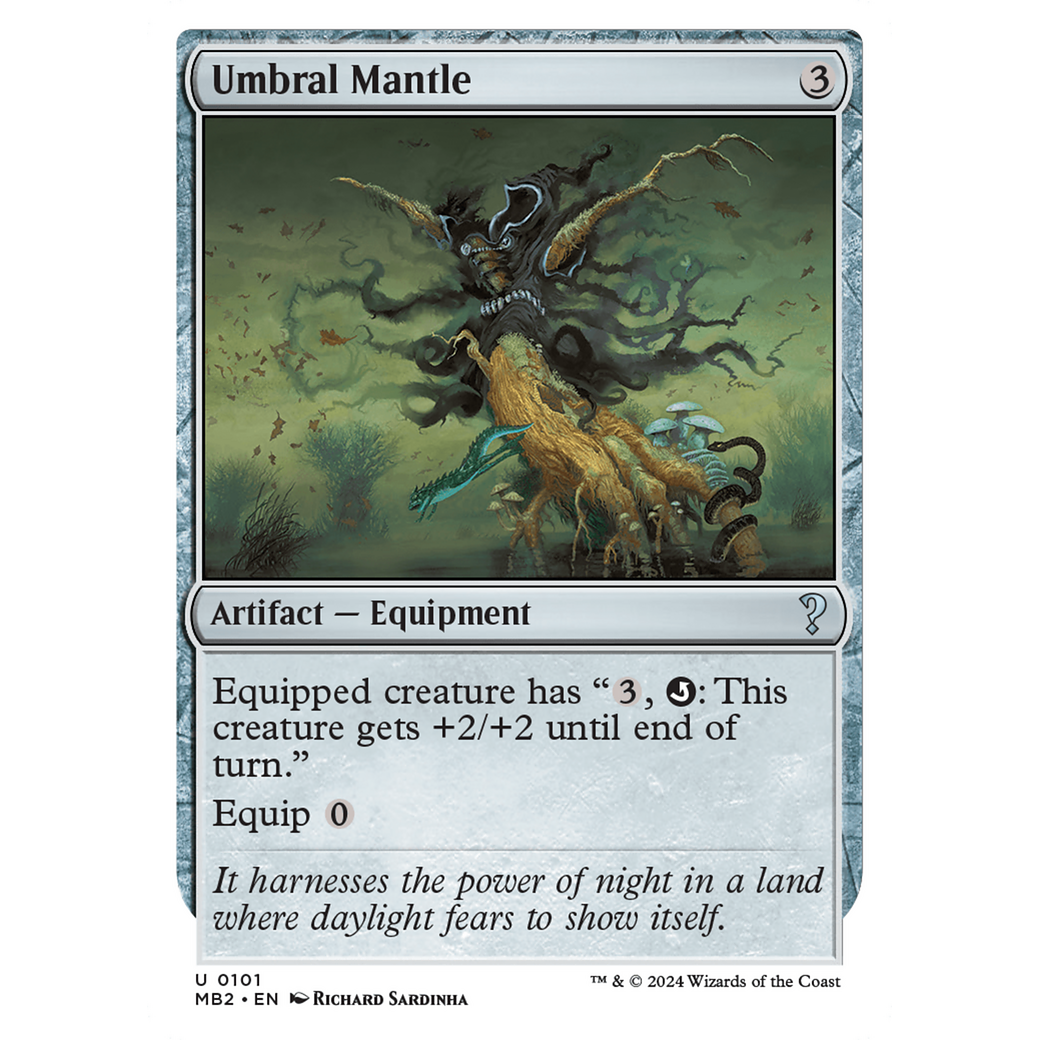 Umbral Mantle (White Border) (MB2-101) - Mystery Booster 2