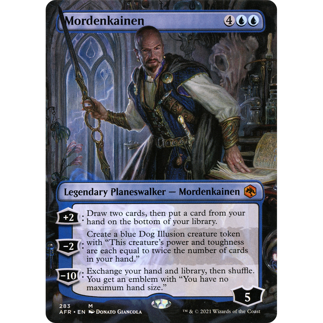Mordenkainen (Borderless) (AFR-283) - Adventures in the Forgotten Realms (Borderless) Foil